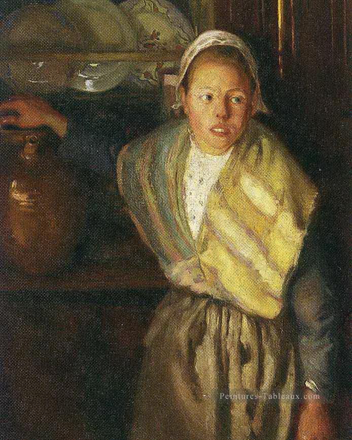 fille bretonne 1910 Diego Rivera Peintures à l'huile